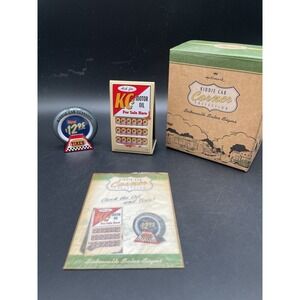 1997 Hallmark Kiddie Car Corner Collection Sidewalk Sales Signs Accessories